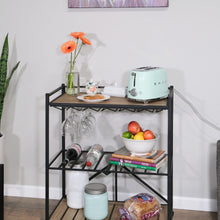 Martin - Folding Bar Cart - Taupe