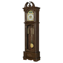 Cedric - Grandfather Clock With Adjustable Chime - Golden Brown