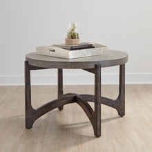 Cascade - Round Cocktail Table - Dark Brown