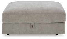 Aslan Court - Pebble - Ottoman With Storage