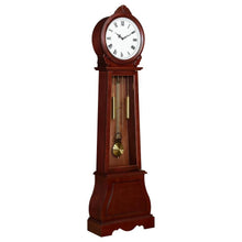 Narcissa - Grandfather Clock With Adjustable Chime - Brown Red