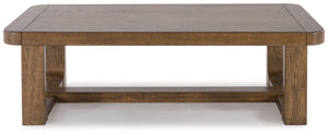 Cabalynn - Light Brown - Rectangular Cocktail Table