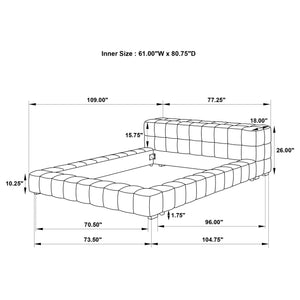 Trinity - Upholstered Platform Bed