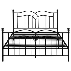 Klossen - Metal Queen Open Frame Bed - Black