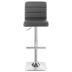 Bianca - Square Upholstered Adjustable Bar Stools (Set of 2)