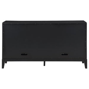 Brookmead - 4 Door Sideboard Buffet Storage Cabinet - Black