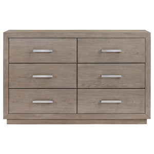 Kenora - 6-Drawer Dresser - Barley Brown