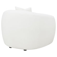 Isabella - Faux Sheepskin Upholstered Accent Chair Natural - Ivory