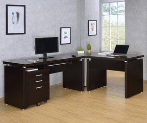 Skylar - Engineered Wood Writing Desk - Cappuccino