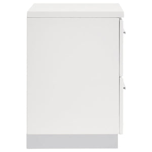 Felicity - 2-Drawer Nightstand - White High Gloss