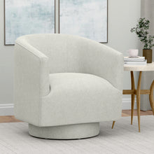 Brylee - Swivel Accent Chair - Lunar White