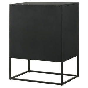 Alcoa - 3-Drawer Multi-Purpose Tall Accent Cabinet - Black