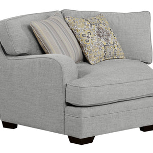 Analiese - Cuddler Sectional - Dove Gray