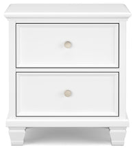 Fortman - White - Two Drawer Night Stand