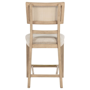 Kailani - Radio Weave Cane Counter Dining Side Chair (Set of 2) - Beige Oak