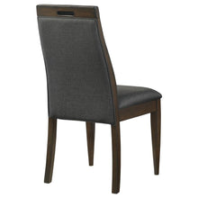 Wes - Upholstered Dining Side Chair (Set of 2) - Dark Walnut