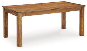 Dressonni - Brown - Rectangular Dining Room Butterfly Extension Table