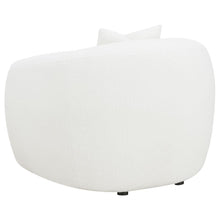 Isabella - Faux Sheepskin Upholstered Accent Chair Natural - Ivory