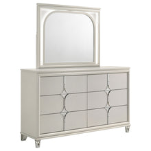 Olivia - 6-Drawer Dresser And LED Mirror - Pearl White