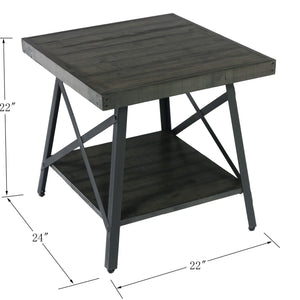 Chandler - End Table - Antique Gray