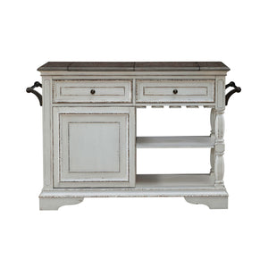 Magnolia Manor - Bar Cart - White