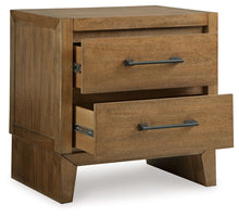 Sherbana - Light Brown - Two Drawer Night Stand