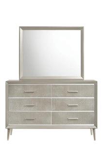 Ramon - Dresser Mirror - Metallic Sterling