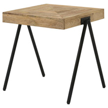 Avery - Square Solid Mango Wood Side End Table - Natural