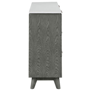 Nathan - 6-Drawer Dresser - Gray