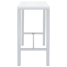 Natividad - 5 Piece Pub Height Bar Table Set - White High Gloss