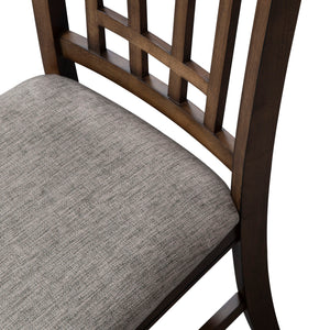 Santa Rosa - Lattice Back Side Chair - Light Brown