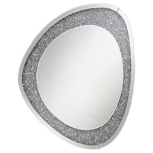 Mirage - Acrylic Crystal LED Wall Mirror - Silver