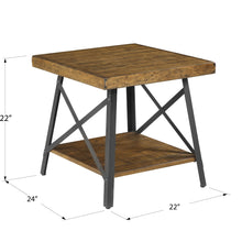 Chandler - End Table - Pine Brown