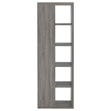 Harrison - 5-Shelf Bookshelf - Weathered Gray