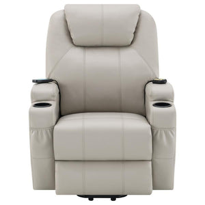 Sanger - Upholstered Power Lift Massage Recliner