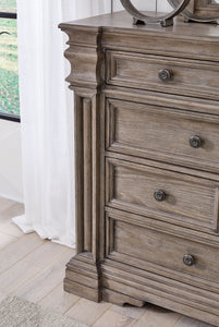 Blairhurst - Light Grayish Brown - Dresser And Mirror