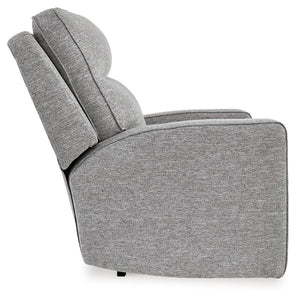 Biscoe - Pewter - Power Recliner /Adj Headrest