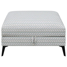 Clint - Square Upholstered Tufted Storage Ottoman - Aloe