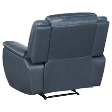 Sloane - Upholstered Padded Arm Recliner Chair - Blue