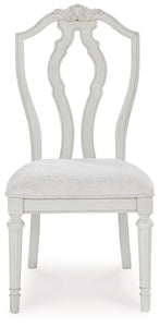 Montelaine - Antique White - Dining Upholstered Side Chair (Set of 2)