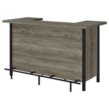 Bellemore - Freestanding Home Bar Wine Cabinet - Gray Driftwood