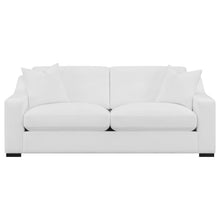 Ashlyn - Upholstered Sloped Arm Sofa - White