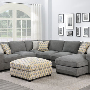 Repose - Sectional - Storm Gray