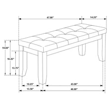 Dalila - Tufted Upholstered Dining Bench