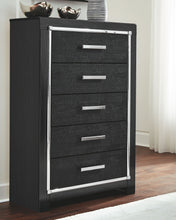 Kaydell - Black - Five Drawer Chest