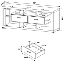 Darien - 2-Drawer Engineered Wood 59" TV Stand