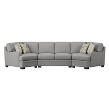 Analiese - Cuddler Sectional - Dove Gray