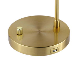 Merrick - Spherical Arched Bedside Table Lamp - Gold