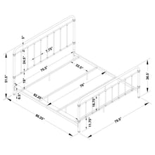 Livingston - Panel Metal Bed