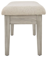 Parellen - Beige / Gray - Upholstered Storage Bench